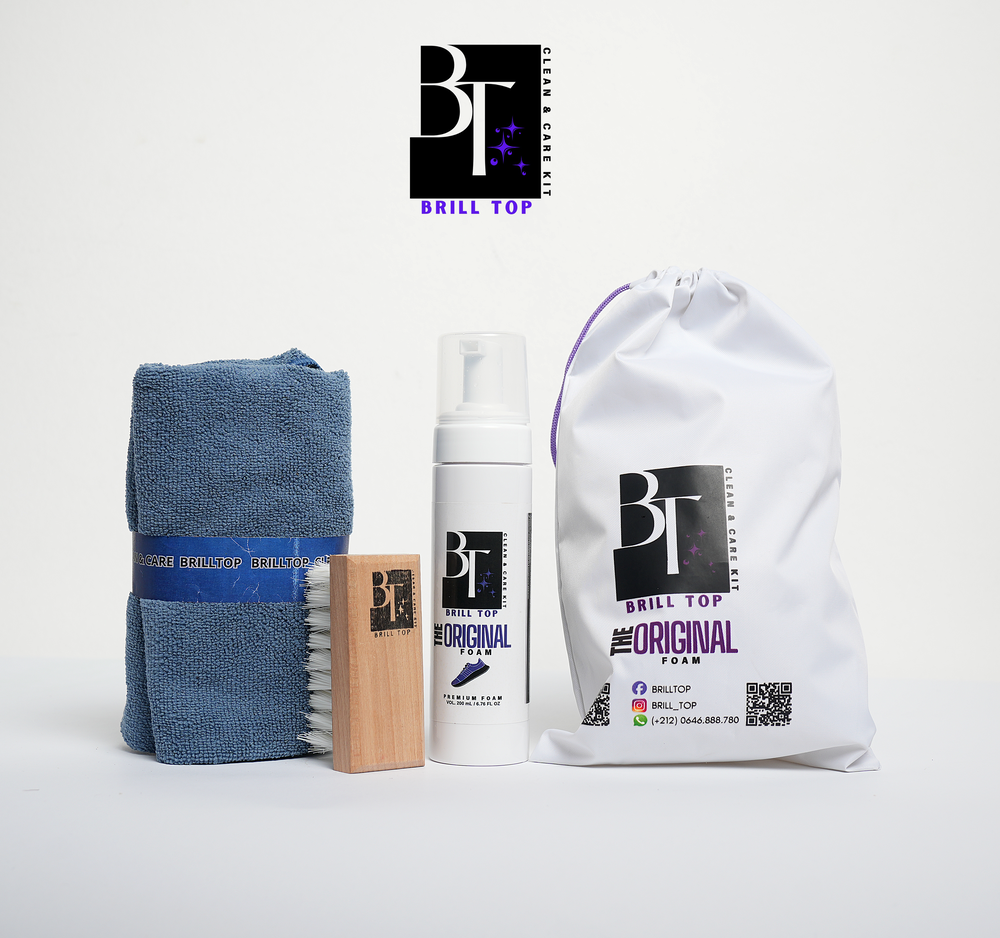 KIT Complet Entretien Chaussures BRILLTOP Cleaner - LIVRAISON GRATUITE !