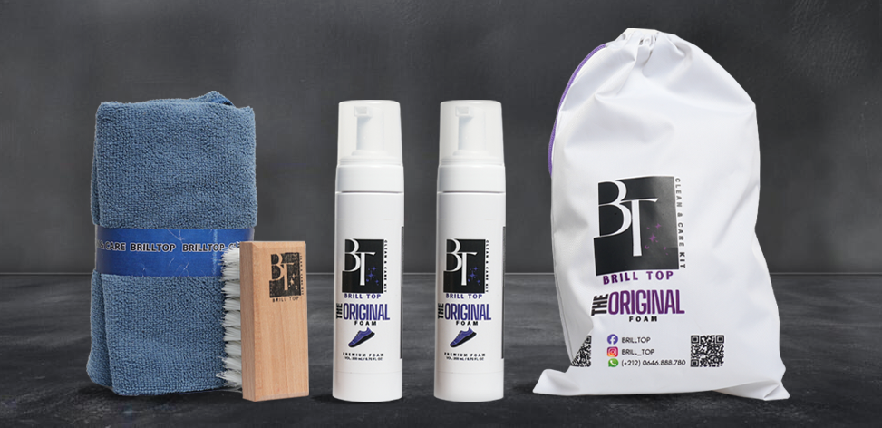 Pack Duo BRILLTOP:  KIT Complet + Mousse Nettoyante 200ml  -  LIVRAISON GRATUITE !